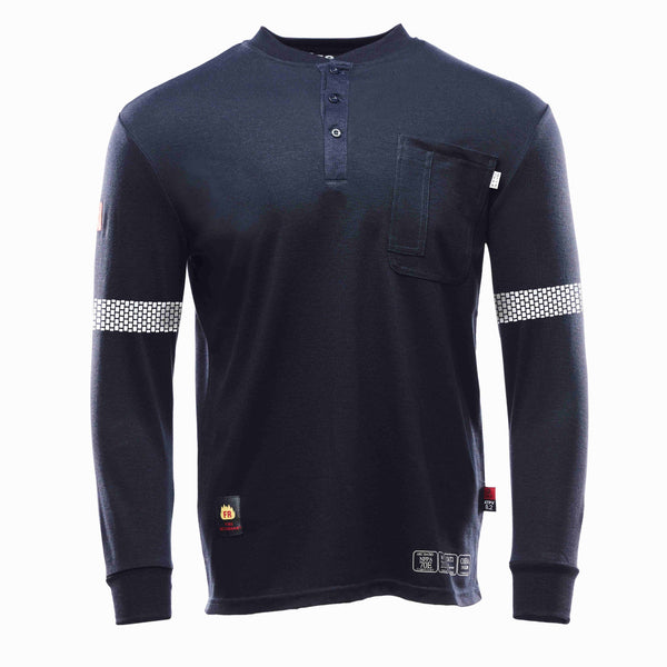 Henley Shirt w/Reflex - CAT2